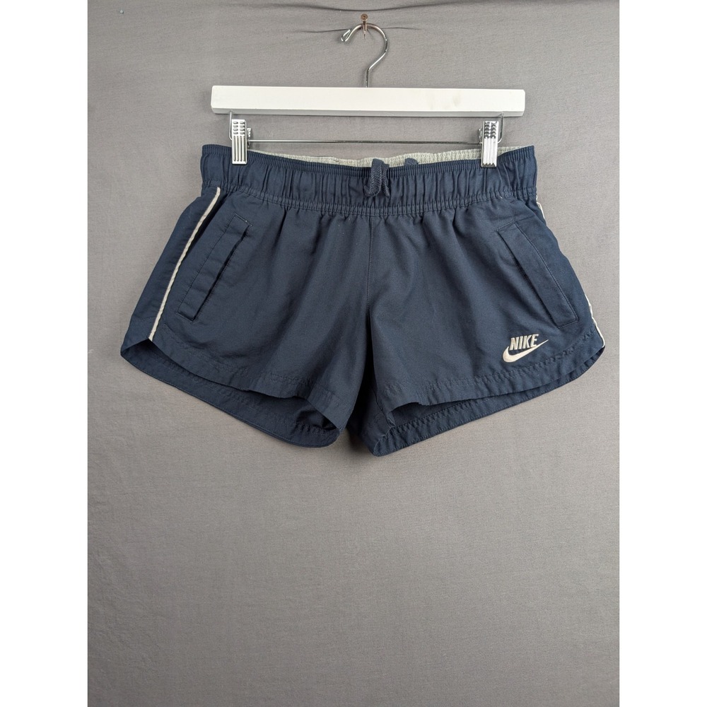 Nike Sportswear Boys Navy Blue Athletic Running Shorts‎  Size M 8-10